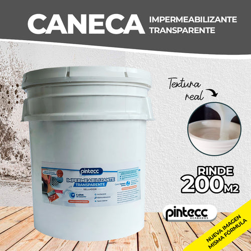 CANECA IMPERMEABILIZANTE TRANSPARENTE
