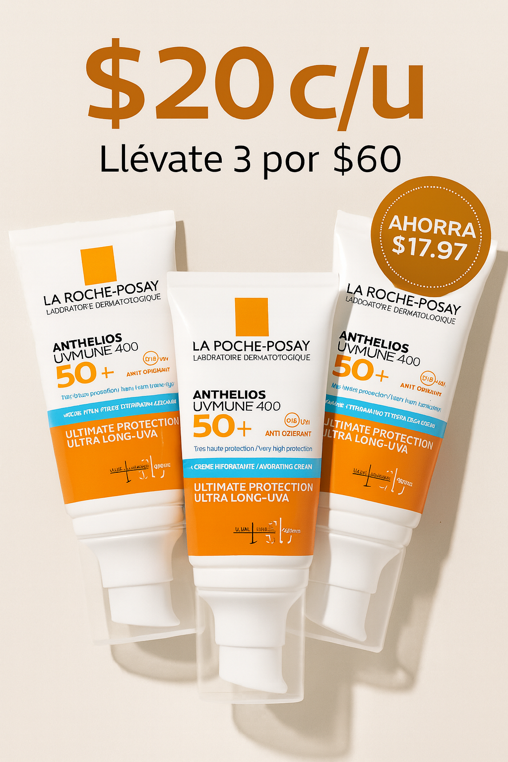LA ROCHE-POSAY - PROTECTOR SOLAR.