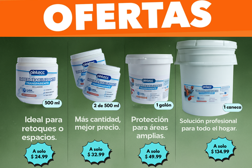 500 ML IMPERMEABILIZANTE TRANSPARENTE