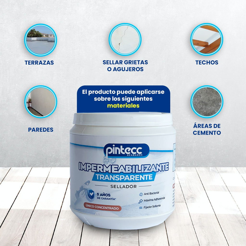 500 ML IMPERMEABILIZANTE TRANSPARENTE